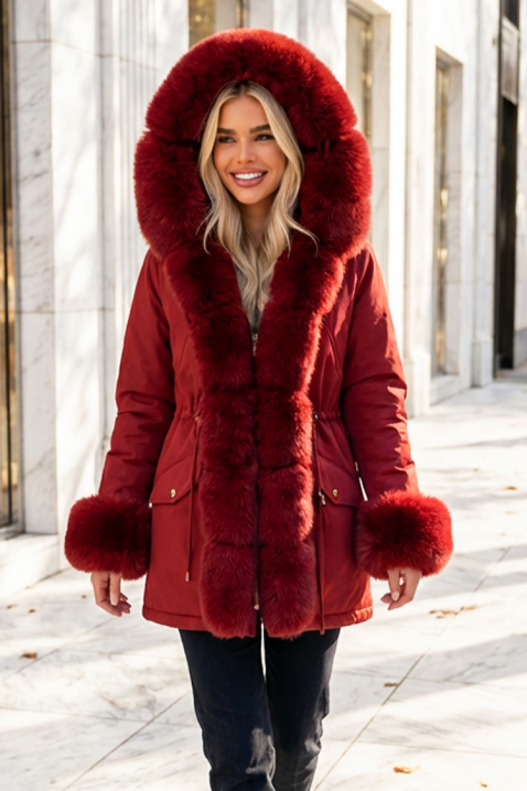 OLGINDA kabát, Szín: piros, IVET.HU - A te online butikod.