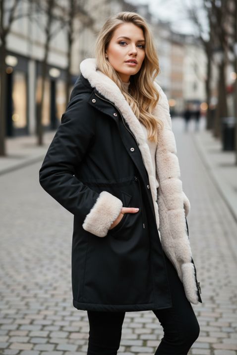 PLOTALZA kabát, Szín: fekete, IVET.HU - A te online butikod.