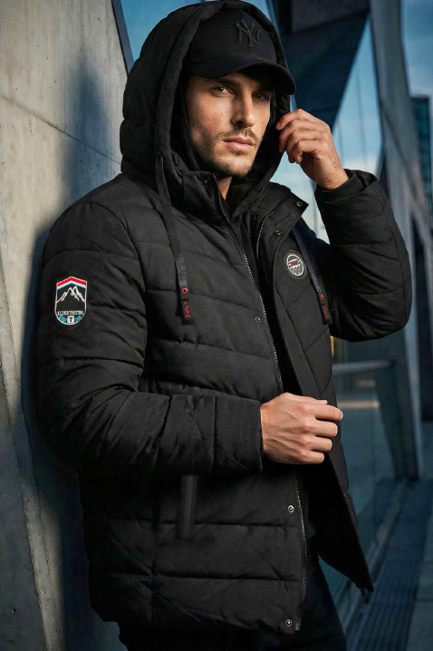 BITILDO férfi dzseki, Szín: fekete, IVET.HU - A te online butikod.