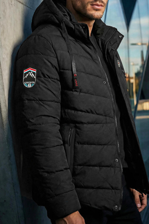 BITILDO férfi dzseki, Szín: fekete, IVET.HU - A te online butikod.