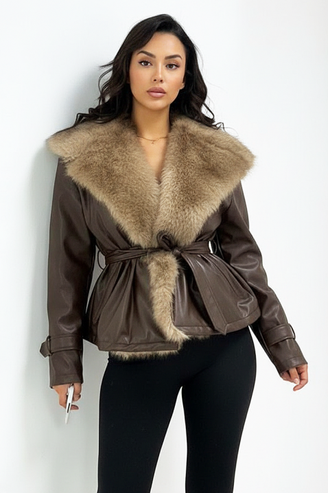 DEMITRA kabát, Szín: barna, IVET.HU - A te online butikod.