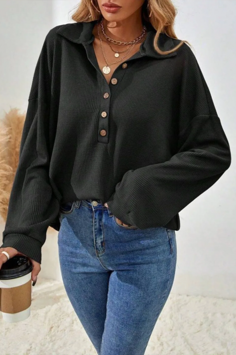 RIPRELZA BLACK felső, Szín: fekete, IVET.HU - A te online butikod.