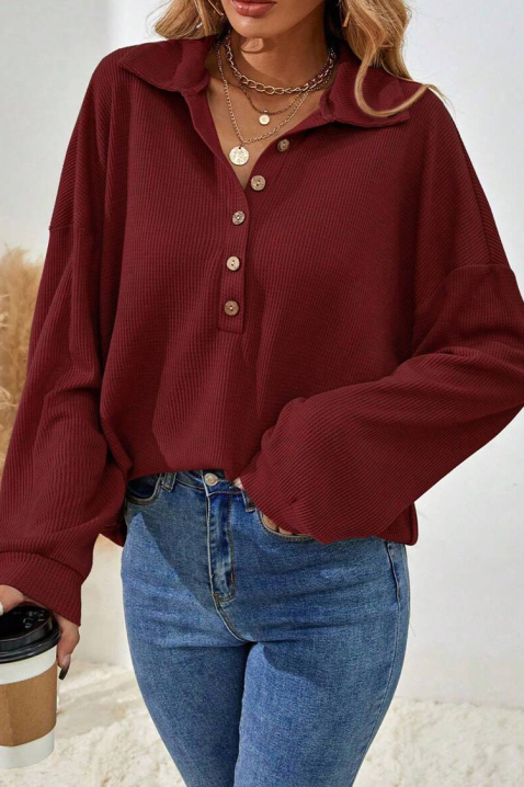 RIPRELZA BORDO felső, Szín: bordó, IVET.HU - A te online butikod.