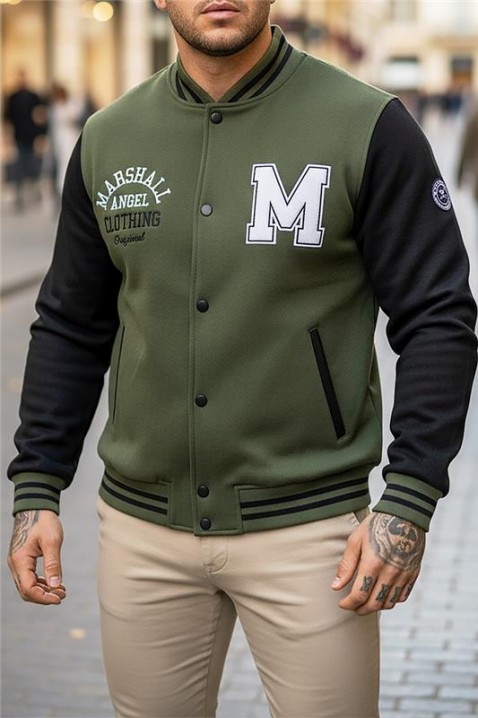 BROXONO GREEN férfi kardigán, Szín: zöld, IVET.HU - A te online butikod.