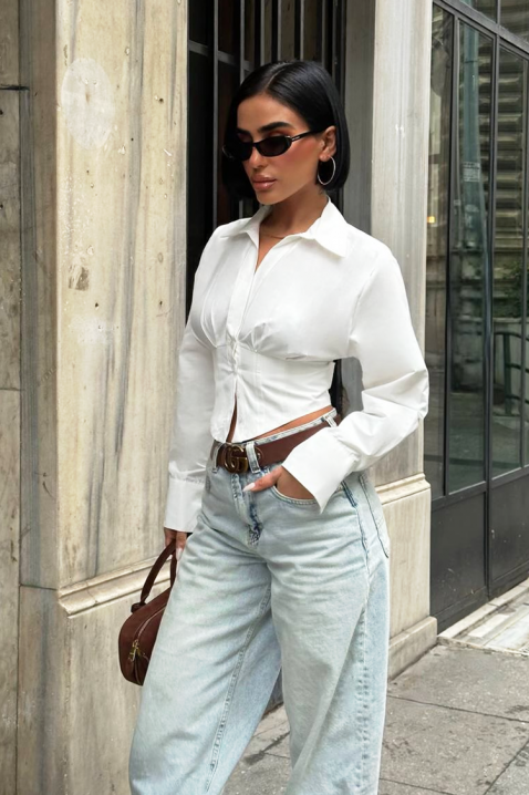 BANSOLTA WHITE női blúz, Szín: fehér, IVET.HU - A te online butikod.