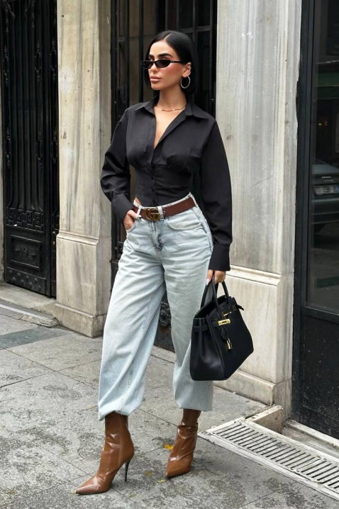 BANSOLTA BLACK női blúz, Szín: fekete, IVET.HU - A te online butikod.