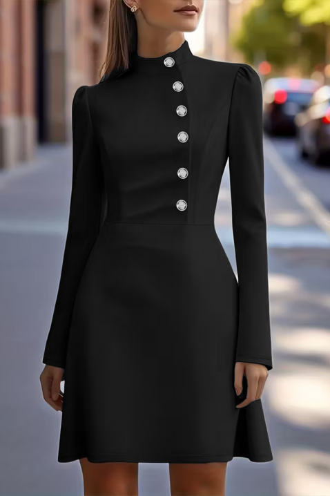 VISOLGA BLACK ruha, Szín: fekete, IVET.HU - A te online butikod.