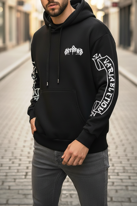 CHROMERO BLACK férfi pulóver, Szín: fehér, IVET.HU - A te online butikod.