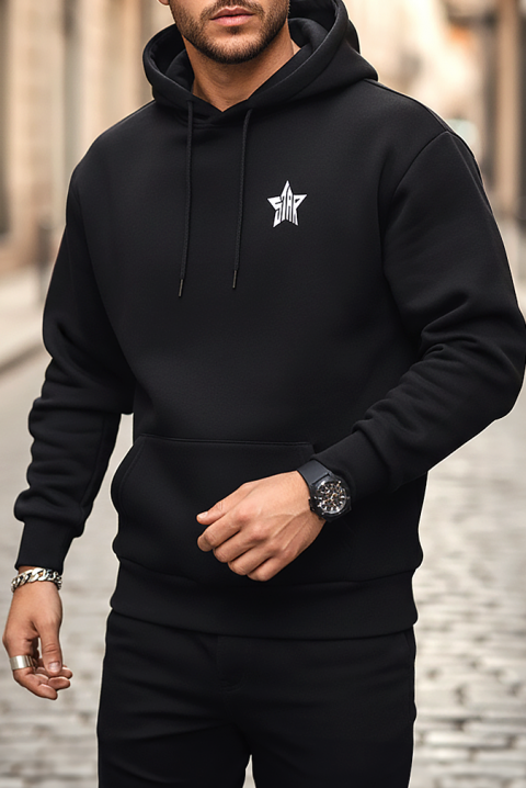 LOLZO férfi pulóver, Szín: fekete, IVET.HU - A te online butikod.