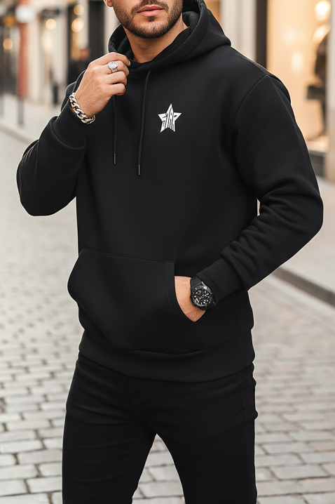 LOLZO férfi pulóver, Szín: fekete, IVET.HU - A te online butikod.