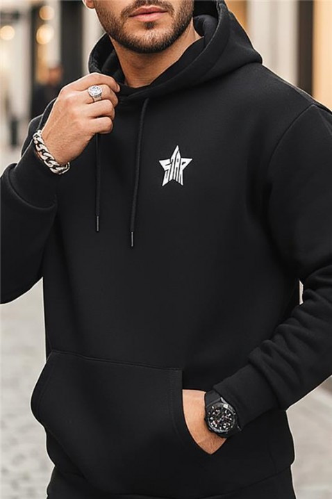 LOLZO férfi pulóver, Szín: fekete, IVET.HU - A te online butikod.