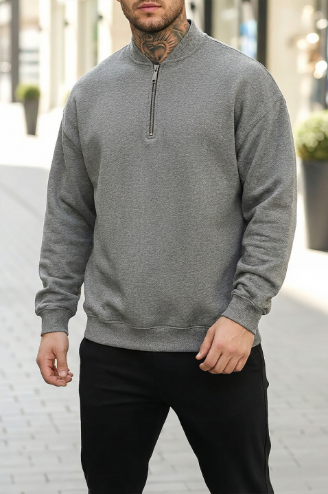 MENEJO GREY férfi felső, Szín: szürke, IVET.HU - A te online butikod.