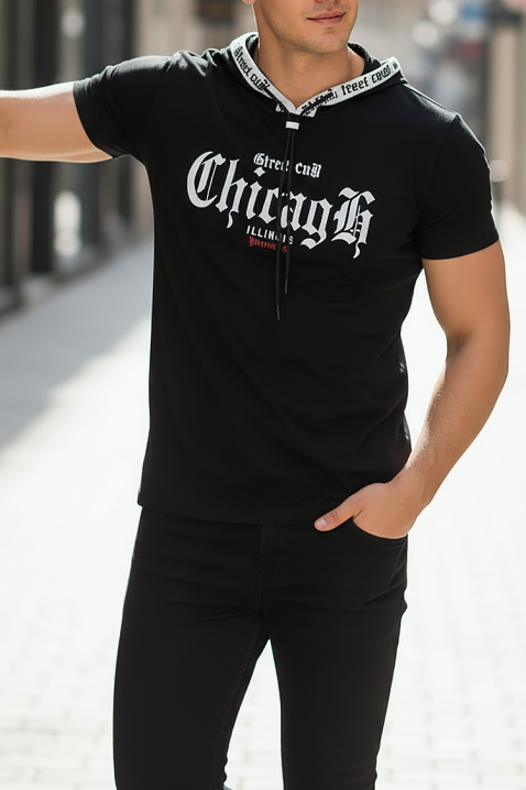 PRILGO BLACK férfi poló, Szín: fekete, IVET.HU - A te online butikod.