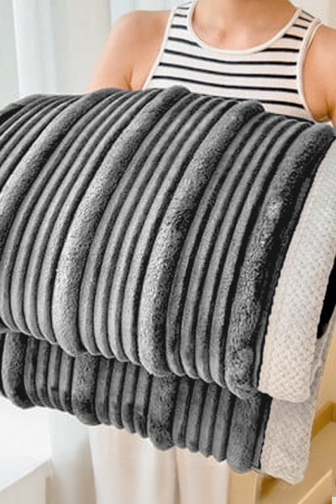 JERLONDA GRAFIT 160x200 cm takaró, Szín: grafitszürke, IVET.HU - A te online butikod.