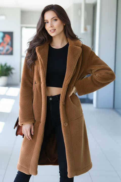 DOLEZIMA BROWN kabát, Szín: barna, IVET.HU - A te online butikod.