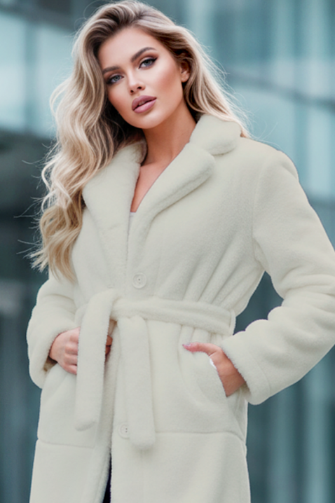 DOLEZIMA WHITE kabát, Szín: fehér, IVET.HU - A te online butikod.