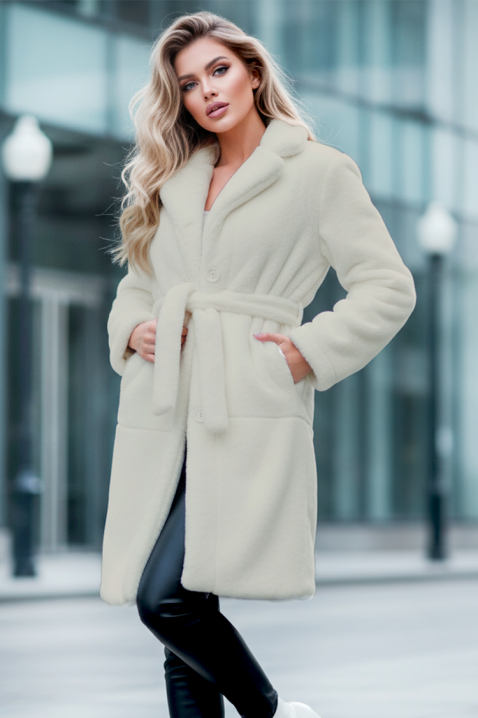 DOLEZIMA WHITE kabát, Szín: fehér, IVET.HU - A te online butikod.