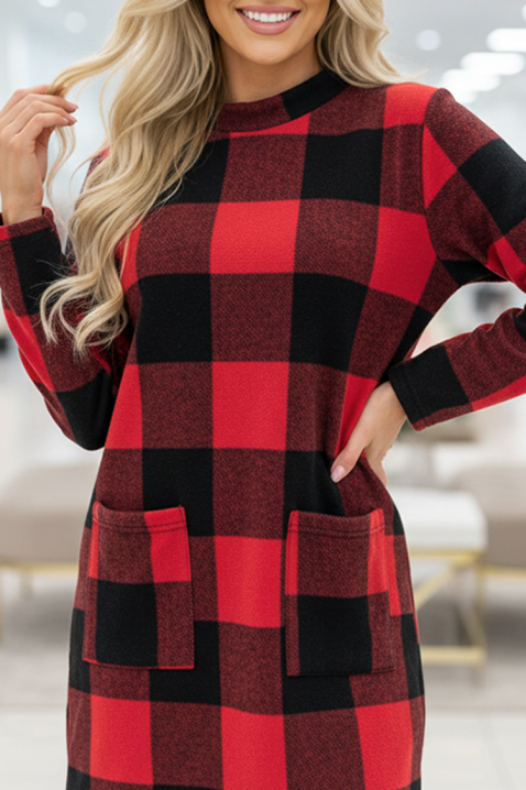 DERVILDA tunika, Szín: piros, IVET.HU - A te online butikod.