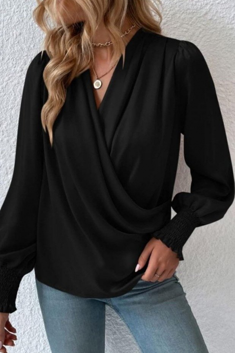 VIONELGA BLACK női blúz, Szín: fekete, IVET.HU - A te online butikod.