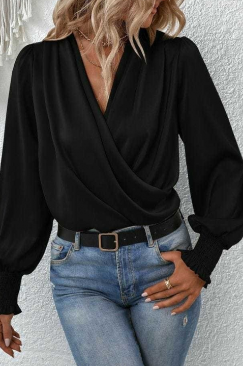 VIONELGA BLACK női blúz, Szín: fekete, IVET.HU - A te online butikod.