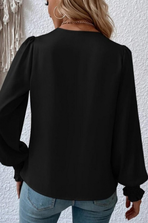 VIONELGA BLACK női blúz, Szín: fekete, IVET.HU - A te online butikod.