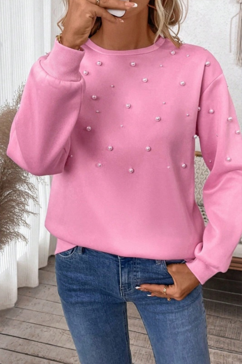 KOVENDA PINK női pulóver, Szín: rózsaszín, IVET.HU - A te online butikod.