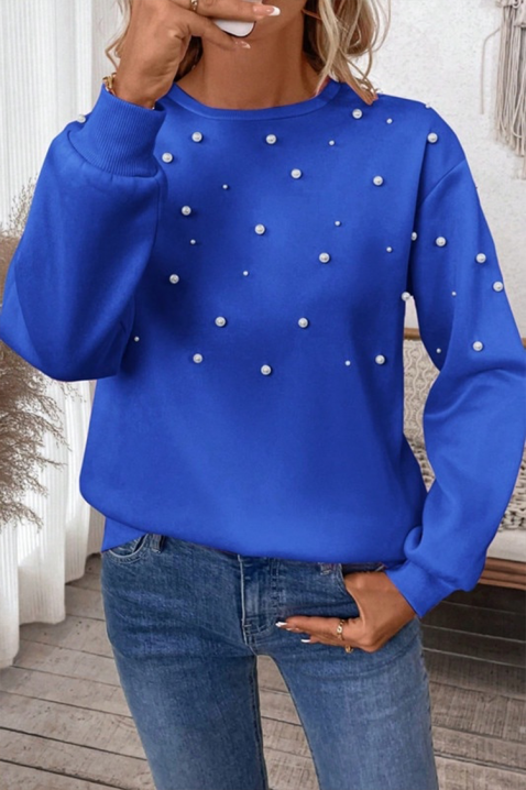 KOVENDA BLUE női pulóver, Szín: kék, IVET.HU - A te online butikod.