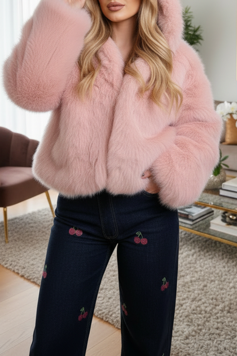 ANJELZA PUDRA kabát, Szín: púderrózsaszín, IVET.HU - A te online butikod.