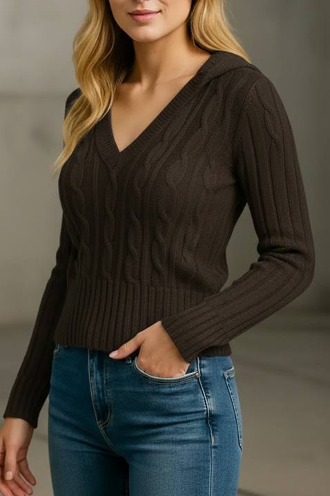 GRANDILA BROWN pulóver, Szín: barna, IVET.HU - A te online butikod.