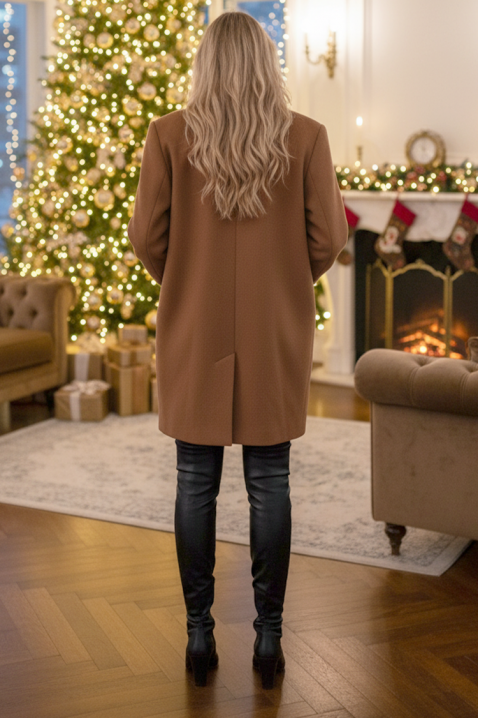 BALVEDA kabát, Szín: barna, IVET.HU - A te online butikod.