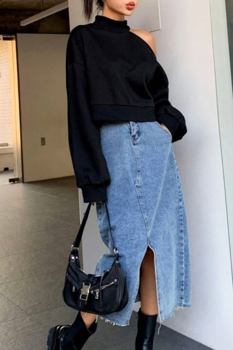 RELONVA női felső, Szín: fekete, IVET.HU - A te online butikod.