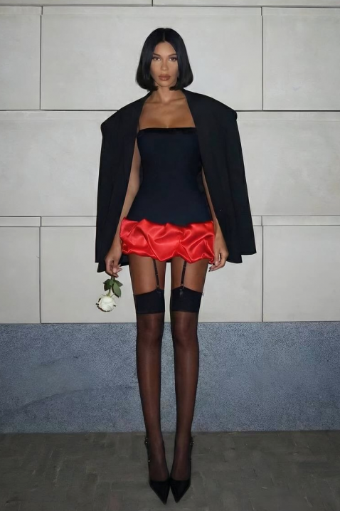 STREVOLZA RED ruha, Szín: piros, IVET.HU - A te online butikod.