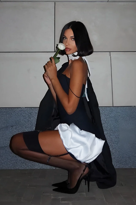 STREVOLZA WHITE ruha, Szín: fehér, IVET.HU - A te online butikod.