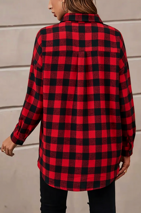 ABRONDA RED női ing, Szín: piros, IVET.HU - A te online butikod.