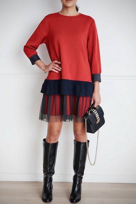 SERFIOVA RED ruha, Szín: piros, IVET.HU - A te online butikod.