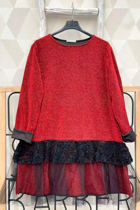 SERFIOVA RED ruha, Szín: piros, IVET.HU - A te online butikod.