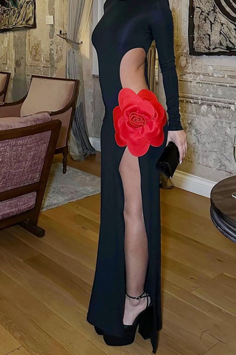 AMVELINA BLACK ruha, Szín: fekete, IVET.HU - A te online butikod.