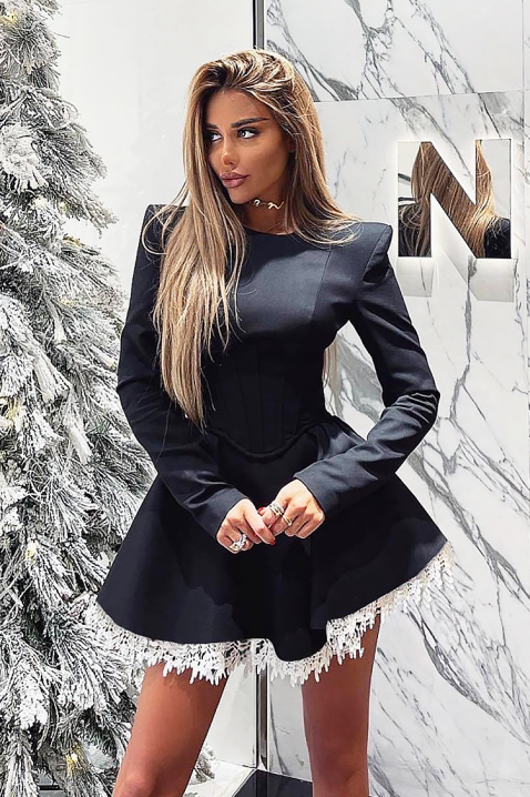 DELKORZA ruha, Szín: fekete, IVET.HU - A te online butikod.