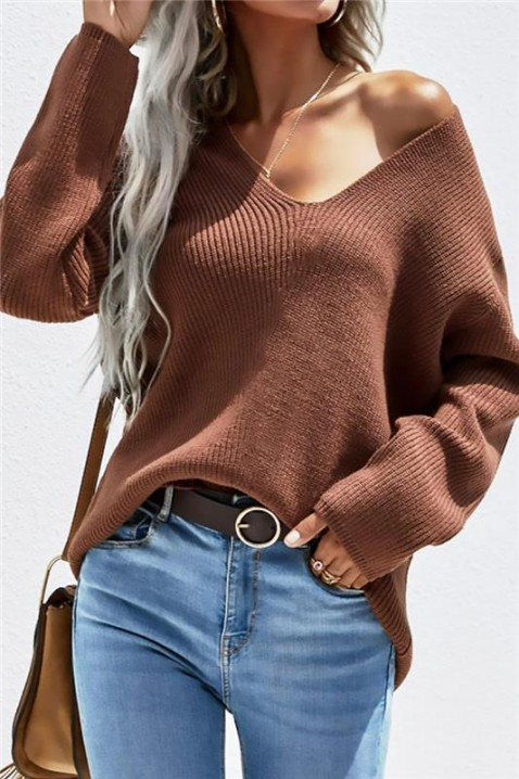 LEVROLDA BROWN pulóver, Szín: barna, IVET.HU - A te online butikod.