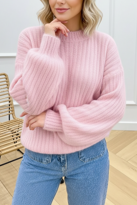 DROVELDA PUDRA pulóver, Szín: púderrózsaszín, IVET.HU - A te online butikod.
