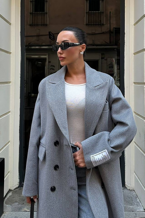 VURDELZA GREY kabát, Szín: szürke, IVET.HU - A te online butikod.