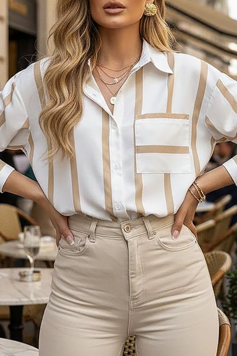 BARIOLA BEIGE női blúz, Szín: bézs, IVET.HU - A te online butikod.