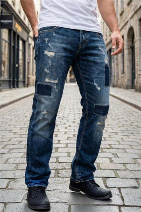 LEONOZO férfi farmer, Szín: sötétkék, IVET.HU - A te online butikod.