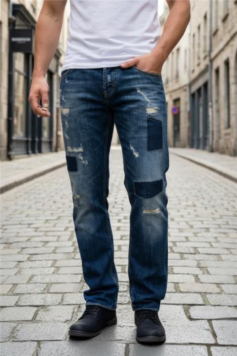 LEONOZO férfi farmer, Szín: sötétkék, IVET.HU - A te online butikod.