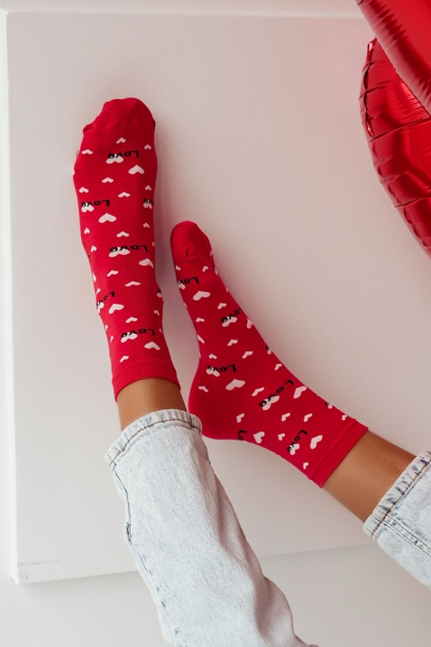 FIOMELZA RED zokni, Szín: piros, IVET.HU - A te online butikod.