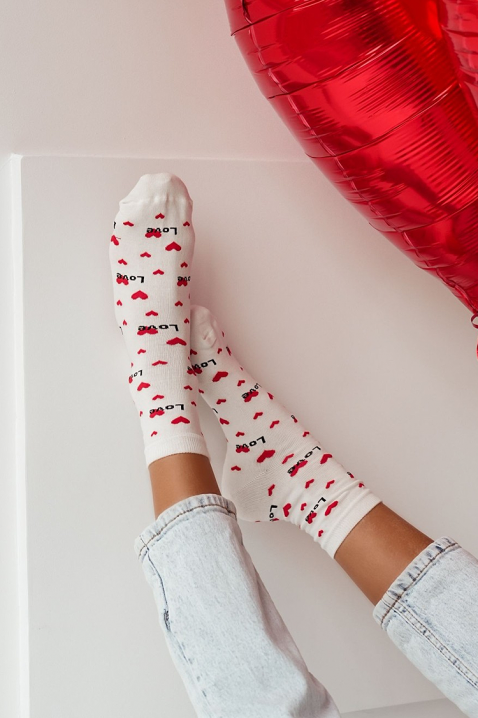 FIOMELZA WHITE zokni, Szín: fehér, IVET.HU - A te online butikod.