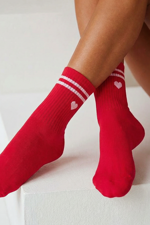 VEROLGA RED zokni, Szín: piros, IVET.HU - A te online butikod.