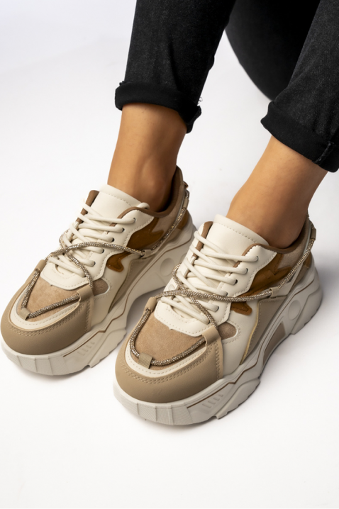 LEOVENZA női tornacipő, Szín: barna, IVET.HU - A te online butikod.