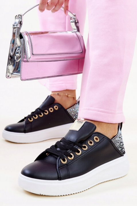 KLAMELDA BLACK női tornacipő, Szín: fekete, IVET.HU - A te online butikod.