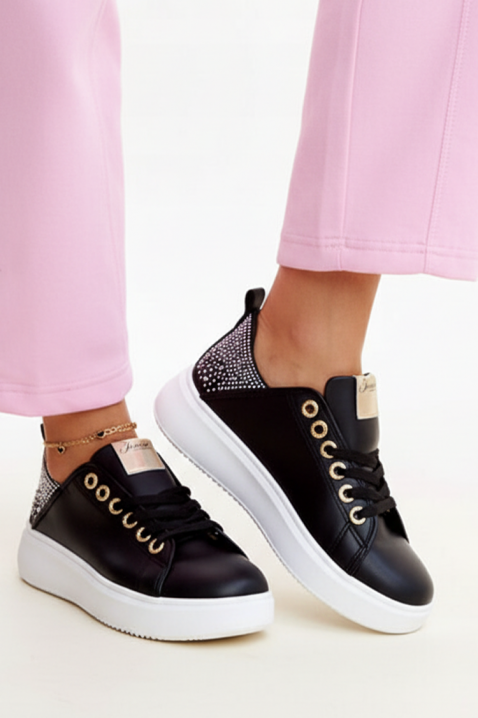 KLAMELDA BLACK női tornacipő, Szín: fekete, IVET.HU - A te online butikod.